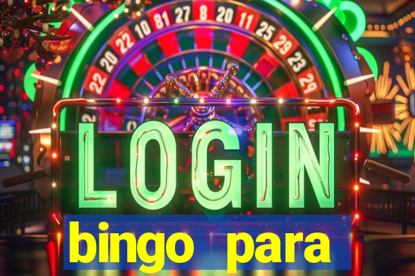 bingo para despedida de solteira para imprimir